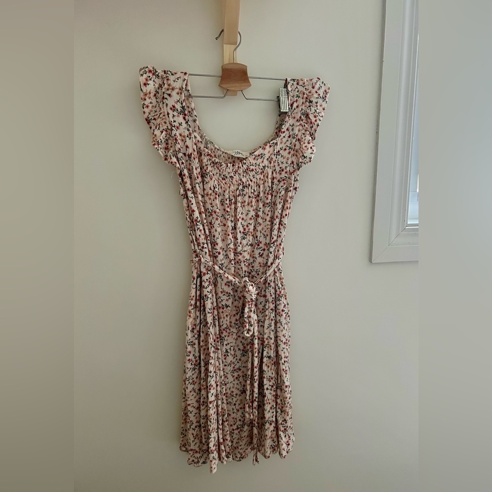 Hello MIZ Maternity Floral Dress with Tie